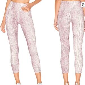 Varley Kensington Coral Snake-Print Active Leggings